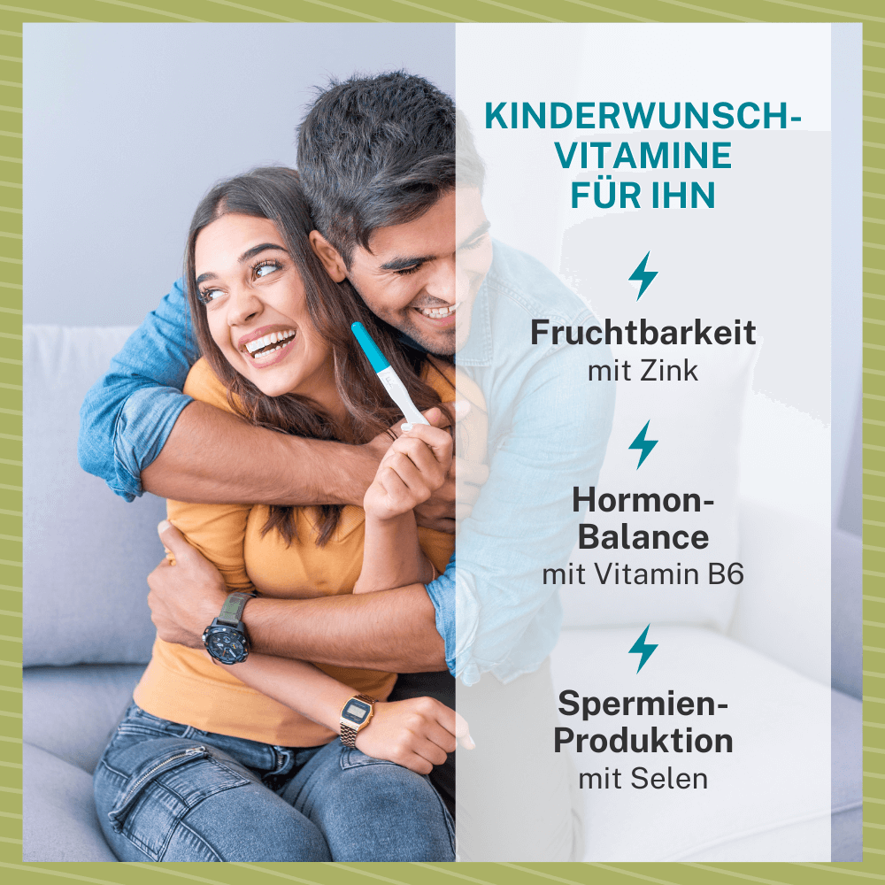 BabyFORTE Kinderwunsch Komplett-Paket, Fruchtbarkeit, Hormon-Balance, Spermien-Produktion