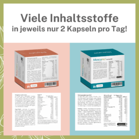BabyFORTE Kinderwunsch-Duo – viele Inhaltsstoffe in jeweils nur 2 Kapseln pro Tag!