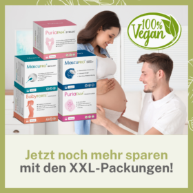 BabyFORTE Kinderwunsch Komplett-Paket gibt es auch als Großpackung mit 180 Kapseln für 90 Tage